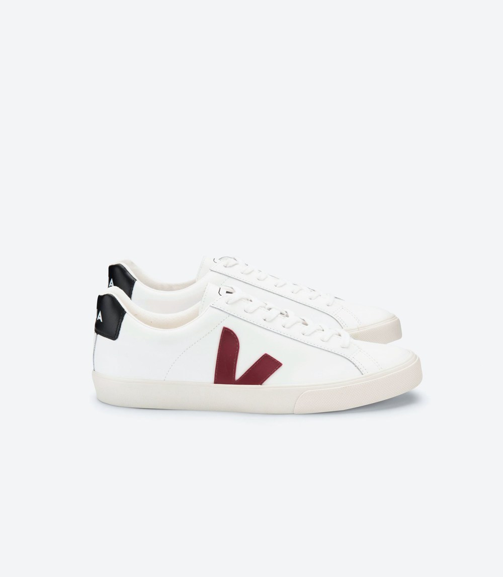 Veja Trainers Womens White - Esplar Leather - YCGR-64018